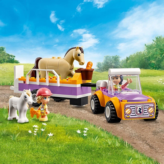 Конструктор LEGO Friends Причіп для коня й поні 105 деталей (42634) - зображення 5