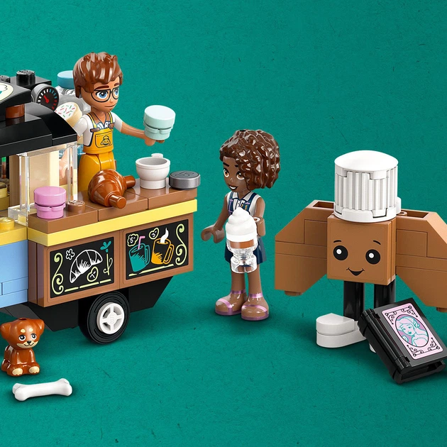 Zestaw klocków LEGO Friends Mobilna piekarnia 125 elementów (42606) - obraz 8