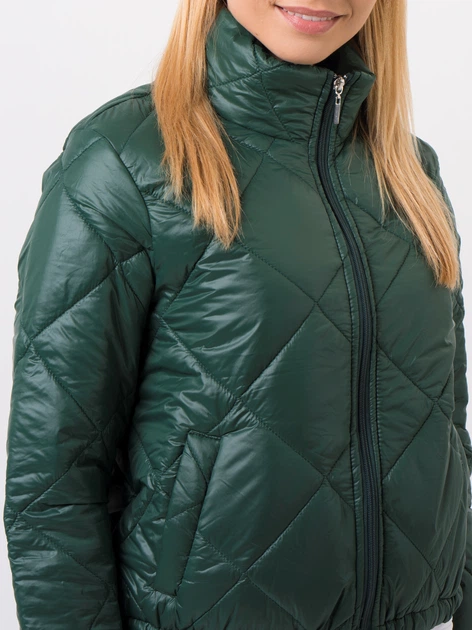 Kurtka przejściowa damska krótka Zaiia ZAJA05 36 Zielona (8222821888861) - obraz 4