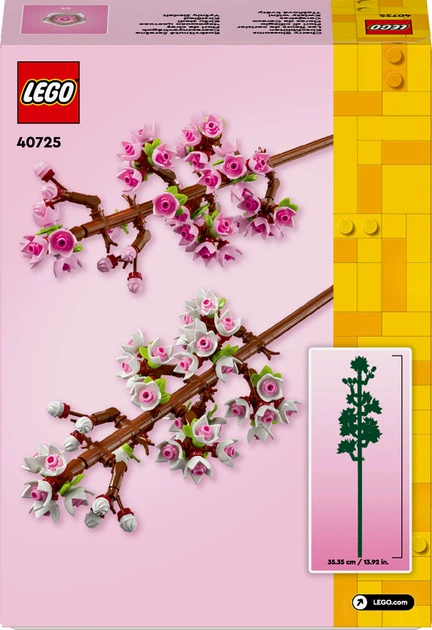 Zestaw klocków LEGO Iconic Kwiaty wiśni 430 elementów (40725) - obraz 3