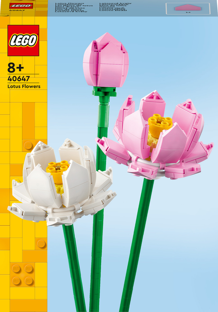 Конструктор LEGO Botanicals Цветы лотоса 220 деталей (40647) – игрушки ...