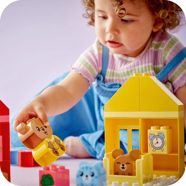 Конструктор LEGO DUPLO My First Повсякденні процедури:&nbsp;Час вечері й сну 28 деталей (10414) - зображення 6