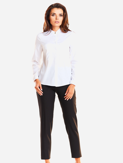 Блузка жіноча Awama A249 XL Біла (5902360526051) - зображення 1
