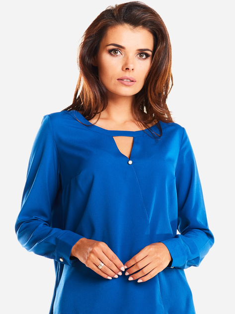 Блузка жіноча Awama A251 L Синая (5902360526167) - зображення 1