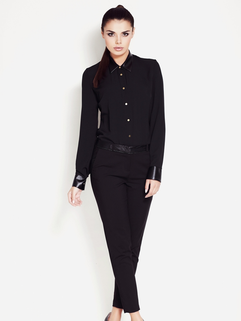 Сорочка жіноча Awama A50 XL Чорна (5902360501270) - зображення 2