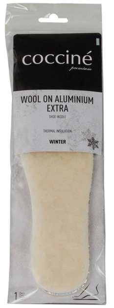 Устілки Coccine Sheep Wool On Aluminium Extra 39 Бежеві 665/47 - Фото 2 Устілки Coccine Sheep Wool On Aluminium Extra 39 Бежеві 665/47 - зображення 2