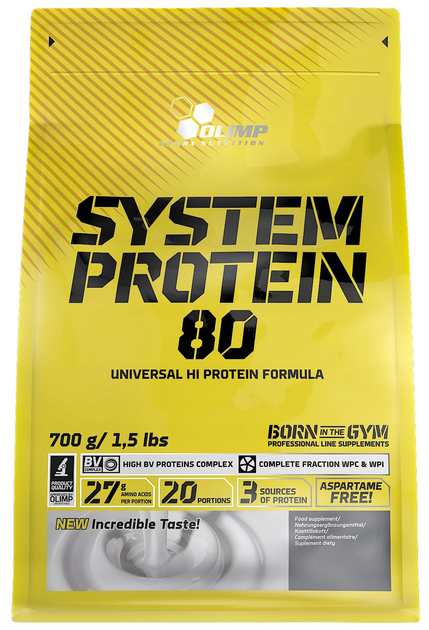 Протеїн Olimp System Protein 80 Полуниця 700 г (5901330038488) - зображення 1