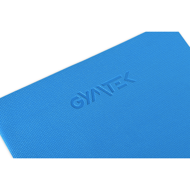 Коврик (мат) для фитнеса и йоги Gymtek 0,4см синий - изображение 3