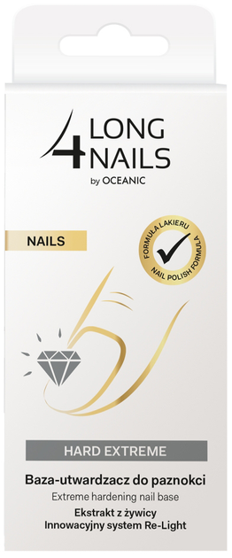 Закріплювач базового покриття для нігтів Oceanic Long4Nails Hard Extreme 10 мл (5900116025766) - зображення 1