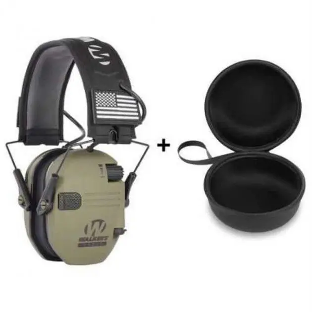 Активні навушники Walkers Razor з чохлом Оливковий Kali AI146 живлення 2 х ААА для активного приглушення динамічних звуків голосове налаштування режиму - зображення 1