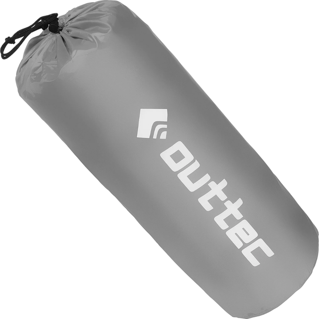 Самонадувающийся коврик Outtec 180х53х4см гладкий серый - изображение 7