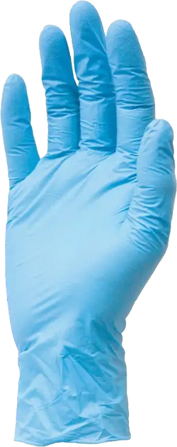 Перчатки смотровые нитриловые нестерильные Medicom SafeTouch E-series неопудренные 2.8 г голубые 50 пар № L (1106/L) - изображение 2