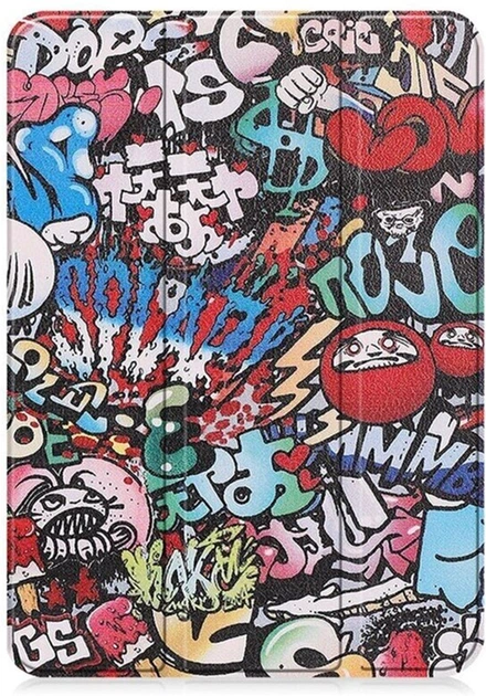 Чехол для планшета BeCover Smart Case для Apple iPad 10.9" 2022/2024/iPad 11" (А16) 2025 Graffiti (BC_709198) - Фото 2 Чехол для планшета BeCover Smart Case для Apple iPad 10.9" 2022/2024/iPad 11" (А16) 2025 Graffiti (BC_709198) - изображение 2
