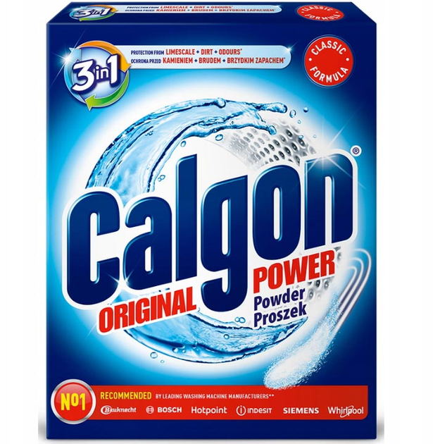 Proszek do czyszczenia pralki Calgon Powder 3 in 1 original 350 g (5908252012671) - obraz 1