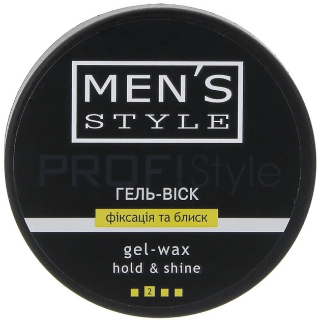 Гель-воск фиксация и блеск Profi Style Men's Style 80 мл - Фото 3 Гель-воск фиксация и блеск Profi Style Men's Style 80 мл - изображение 3