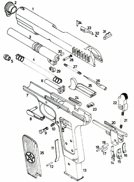 Выбрасыватель (в комплекте) к пистолету ТТ (Токарев-33) - изображение 2