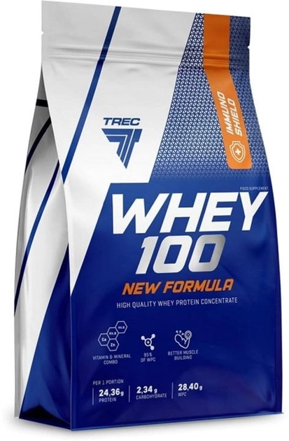 Сироватковий протеїн Trec Nutrition Whey 100 New Formula 700 г Яффські тістечка (5902114019822) - зображення 1