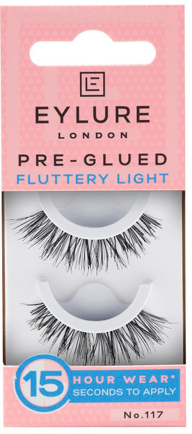 Накладні вії Eylure Pre - Glued False Lashes самоклеючі ефект заповнення 117 Fluttery Light (5011522143514) - зображення 1