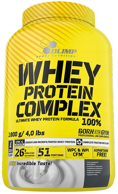 Протеїн Olimp Whey Protein Complex 1.8 кг Солона карамель (5901330063688) - зображення 1