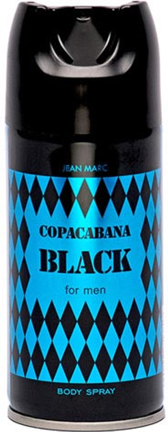 Dezodorant spray Jean Marc Copacabana Black For Men 150 ml (5908241713817) - obraz 1