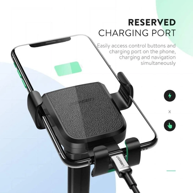 Автомобильный держатель для телефона Ugreen Car Mount Cell Phone Holder Dashboard Black (YM1057) - изображение 4