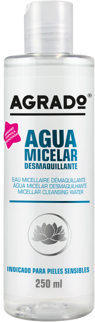 Woda micelarna Agrado Micellar Water do demakijażu 250 ml (8433295051051) - obraz 1
