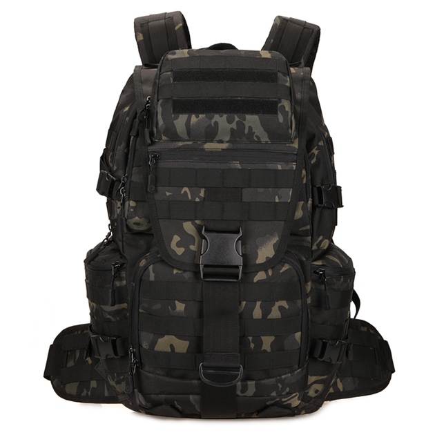 Рюкзак Protector Plus S 459 с модульной системой Molle 50л Black camouflage - изображение 1