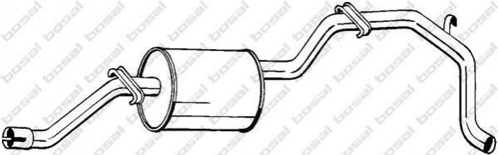 Глушник BOSAL 285413 Volkswagen Caddy 147253609, 179253609 - зображення 1