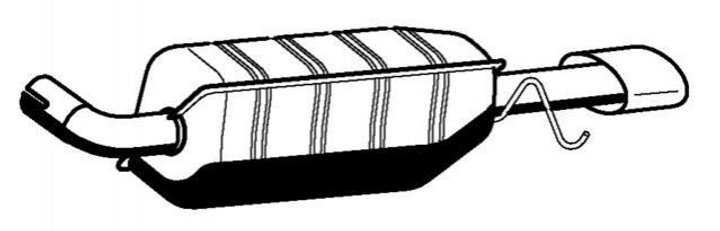 Глушитель STARLINE 32.16.400 850006, 852006, 90399178 - изображение 1