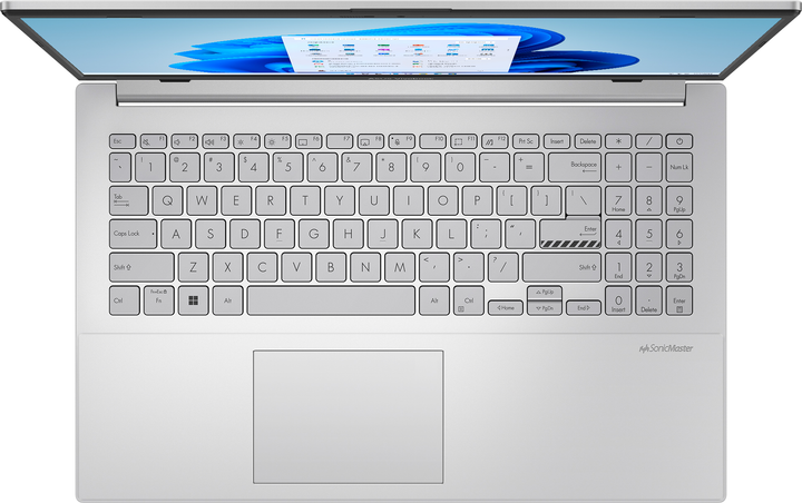 Laptop ASUS Vivobook Go 15 E1504FA-BQ251W (90NB0ZR1-M00BA0) Cool Silver - obraz 5