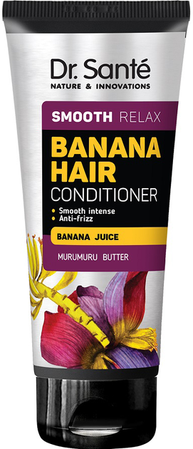 Odżywka do włosów Dr.Sante Banana Hair Conditioner wygładzająca z sokiem bananowym 200 ml (8588006040999) - obraz 1