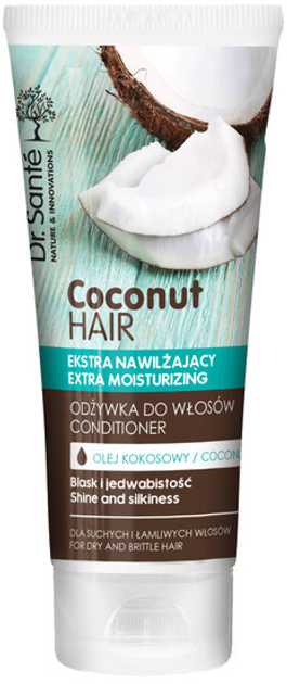 Кондиціонер Dr. Sante Coconut Hair Conditioner додаткове зволоження з кокосовою олією для сухого та ламкого волосся 200 мл (8588006037616) - зображення 1