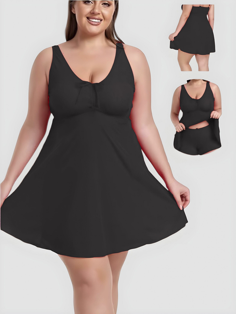 Купальник танкини большой размер Fuba 7550 черный 7XL – Брендовая ...