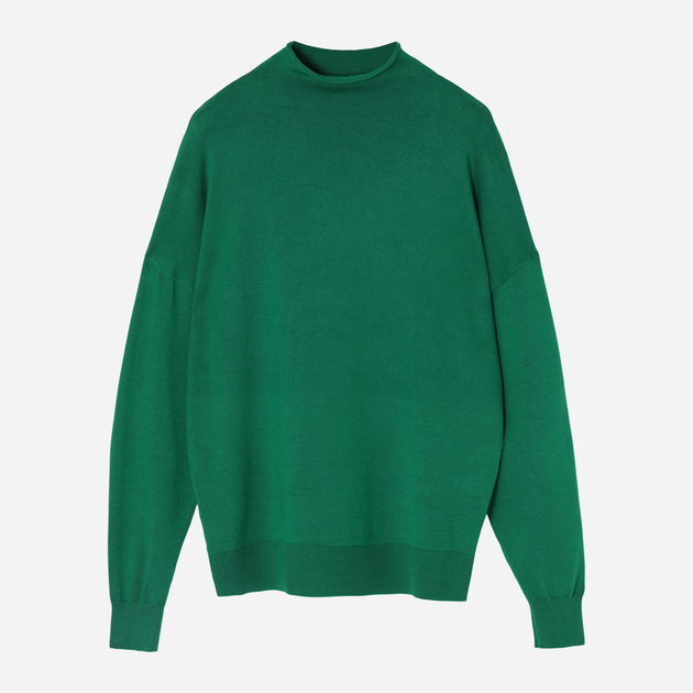 Sweter z golfem damski z wiskozy Tatuum NAVI T2318.097 XL Zielony (5900142260384) - obraz 3
