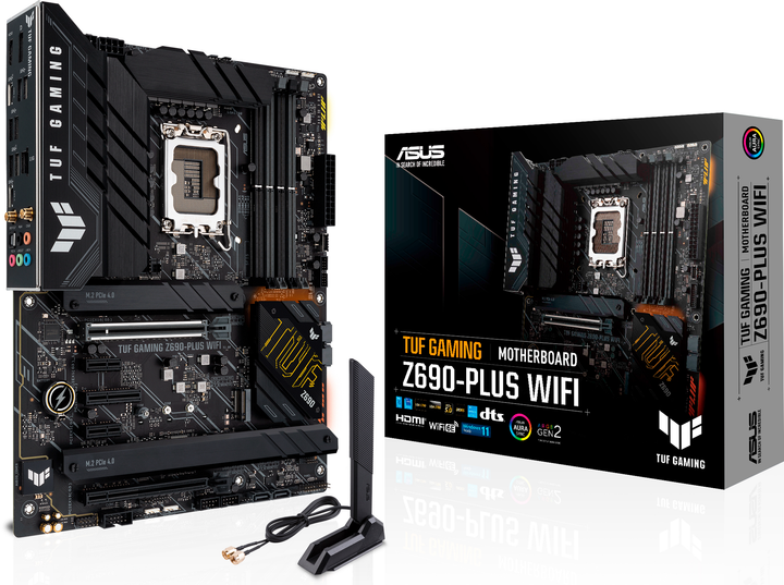 Материнська плата ASUS TUF GAMING Z690-PLUS WIFI (s1700, Intel Z690, PCI-Ex16) - зображення 6