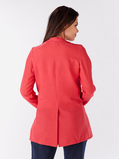Піджак подовжений жіночий Awama A187 S Рожевий/Фуксія (5902360518650) - зображення 2
