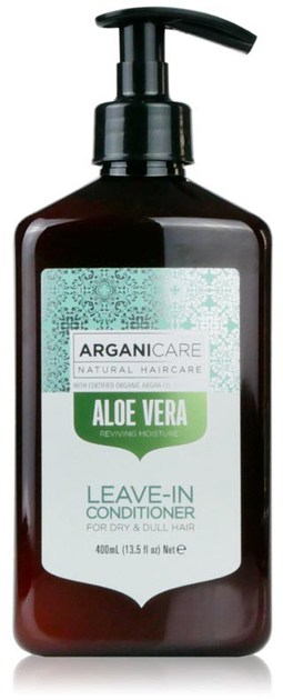 Odżywka Arganicare Aloe Vera z aloesem bez spłukiwania 400 ml (7290115296167) - obraz 1
