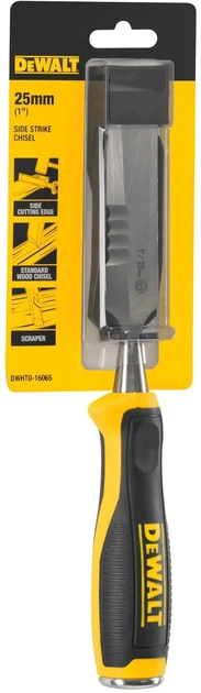 Стамеска DeWalt с лезвием 25 х 150 мм и боковой режущей кромкой (DWHT0-16065) - Фото 4 Стамеска DeWalt с лезвием 25 х 150 мм и боковой режущей кромкой (DWHT0-16065) - изображение 4