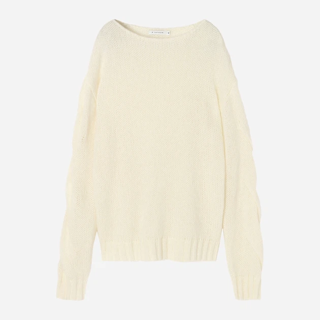 Джемпер жіночий Tatuum NOMO T2223.091 M Екрю (5900142191435) - зображення 6