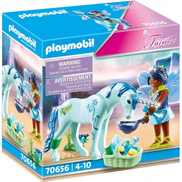 Zestaw figurek Playmobil Fairies Healing Fairy with Unicorn (4008789706560) - obraz 1
