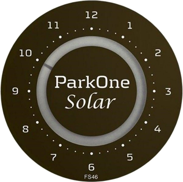 Електронний паркувальний диск ParkOne Solar Black (5711157071106) - зображення 1