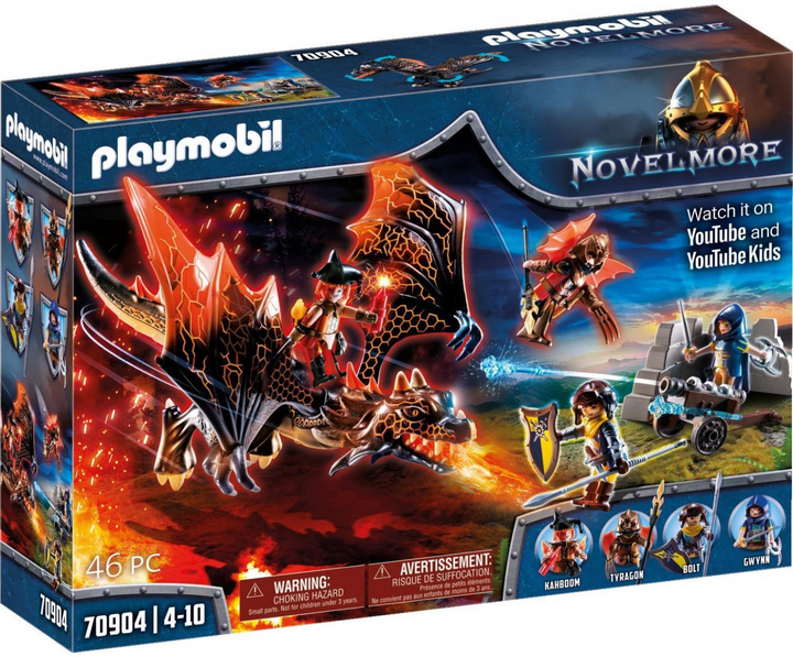 Zestaw figurek Playmobil Novelmore Dragon Attack (4008789709042) - obraz 1
