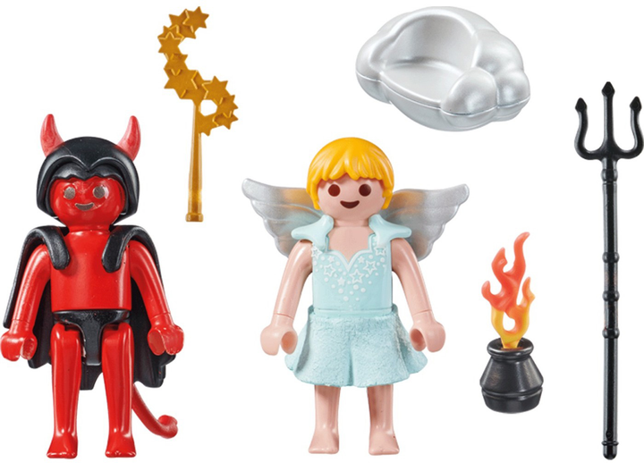 Набір фігурок Playmobil Special Plus Little Angel and Devil (4008789711700) - зображення 2