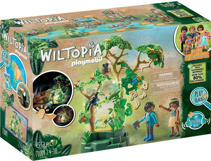 Zestaw figurek Playmobil Wiltopia Enlightened Tropical Tree and Explorers (4008789710093) - obraz 1