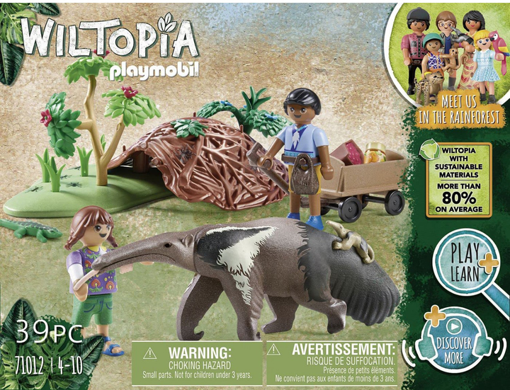 Набір фігурок Playmobil Wiltopia Wonderful Planet Anteater Care (4008789710123) - зображення 3