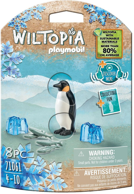 Набір фігурок Playmobil Wiltopia Imperial Penguin (4008789710611) - зображення 1
