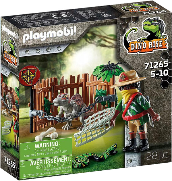 Zestaw figurek Playmobil Spinosaurus Baby (4008789712653) - obraz 1