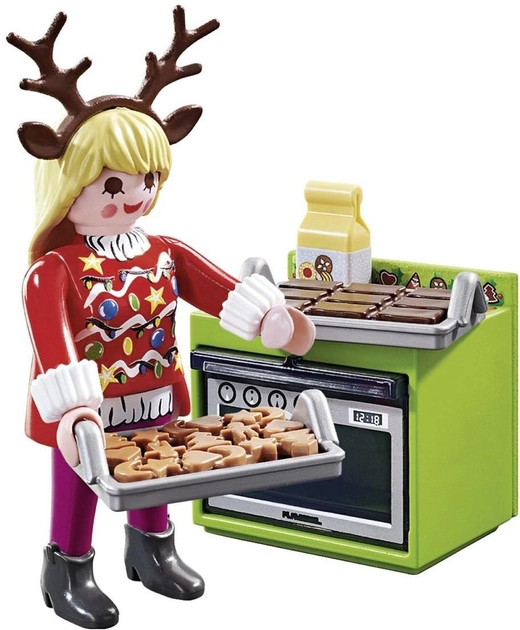 Figurka Playmobil Special Plus Christmas Baker 7.5 cm (4008789708779) - obraz 2