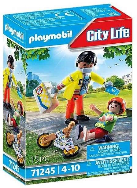 Zestaw figurek Playmobil City Life Rescue Paramedic (4008789712455) - obraz 1