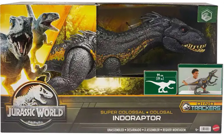 Figurka Mattel Jurassic World Super Colossal Indoraptor 99 cm (0194735110247) - obraz 1